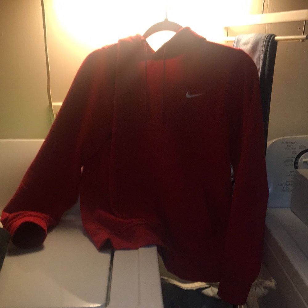Nike Red Pullover Hoodie